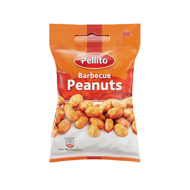 Pellito zemesrieksti ar barbekjū garšu – 50g