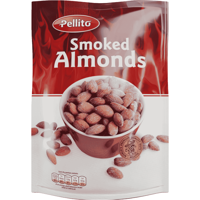 Dūmotas Mandeles 140g | Premium Kraukšķīgas Uzkodas